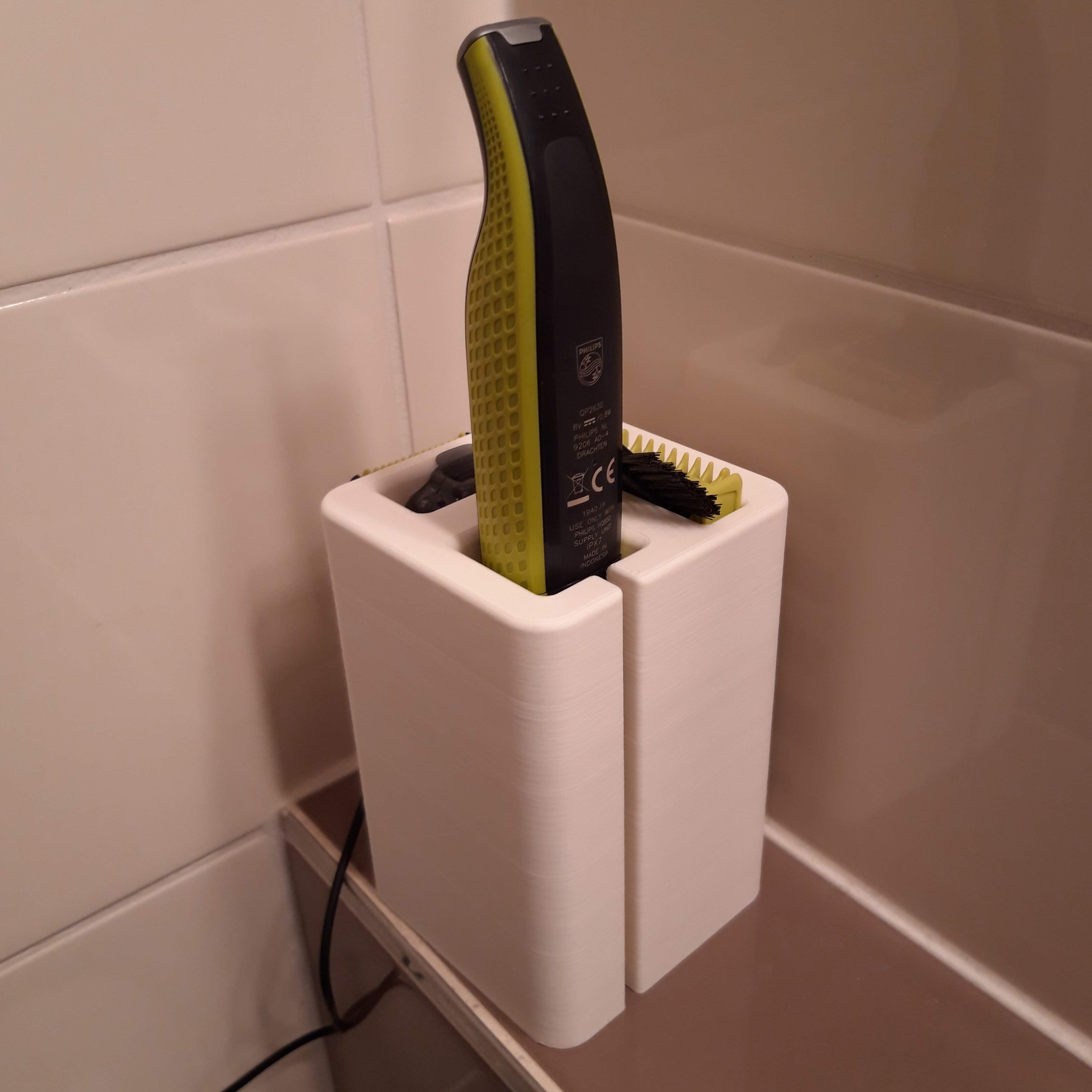 Tıraş Makinesi Standı ve Şarj Yuvası (OneBlade Uyumlu) baskı görseli 2