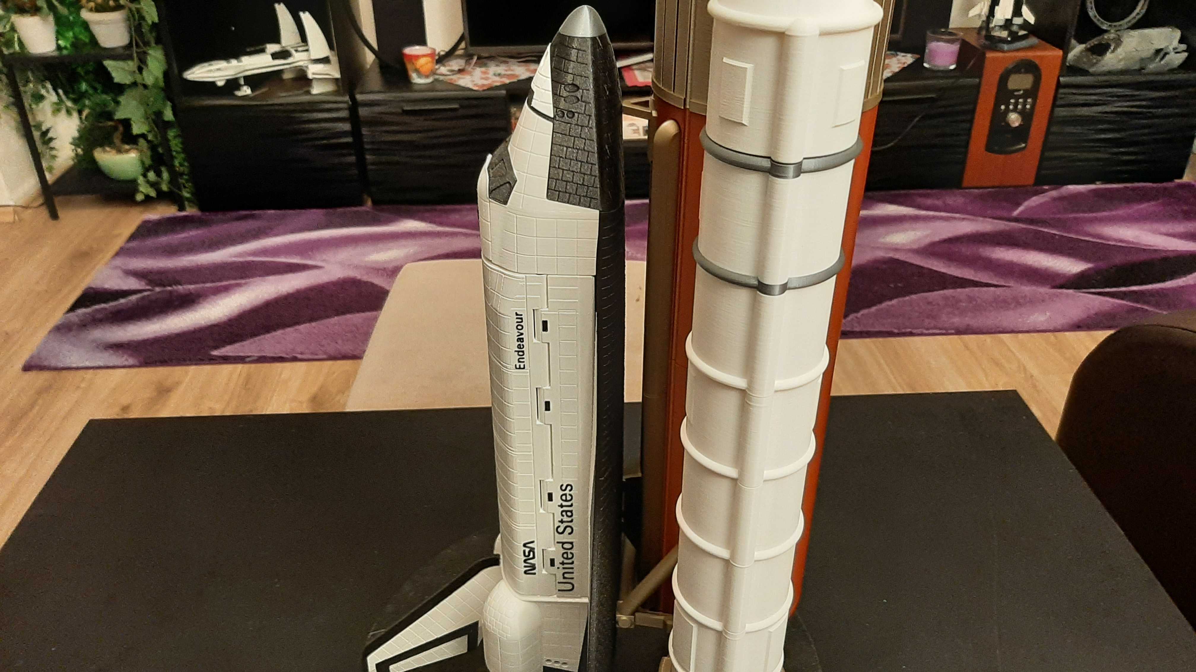Uzay Mekiği Roket Seti baskı görseli 2