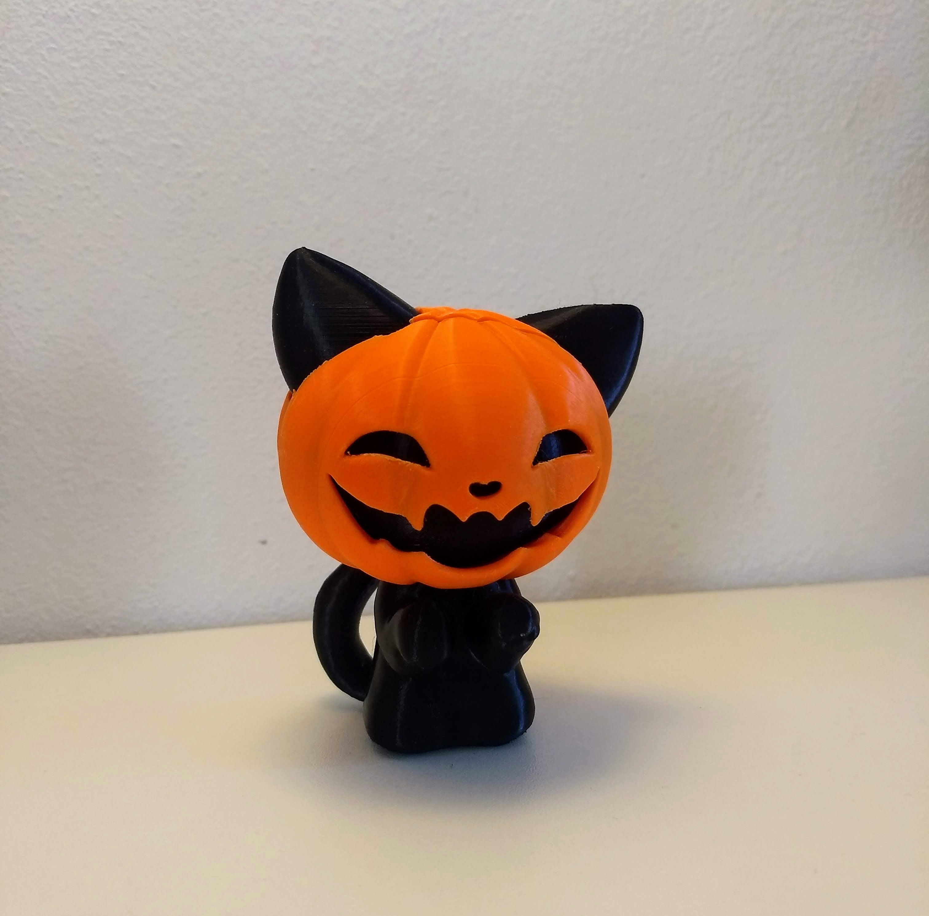 Balkabağı Kedi baskı görseli 2